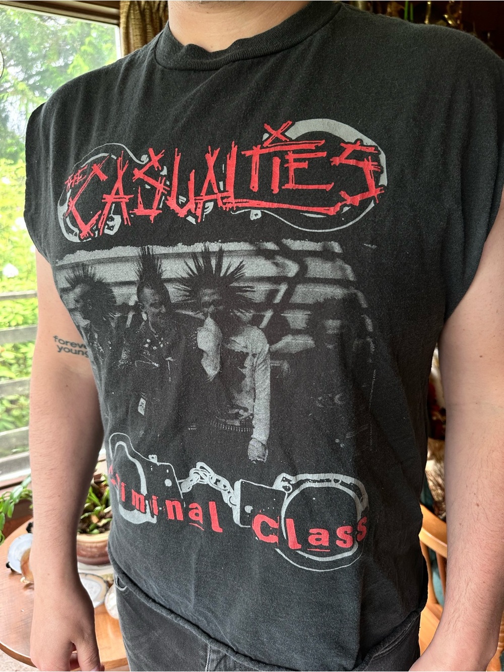 Machete MFG • Vintage The Casualties Criminal Class Punk Rock Muscle Tee